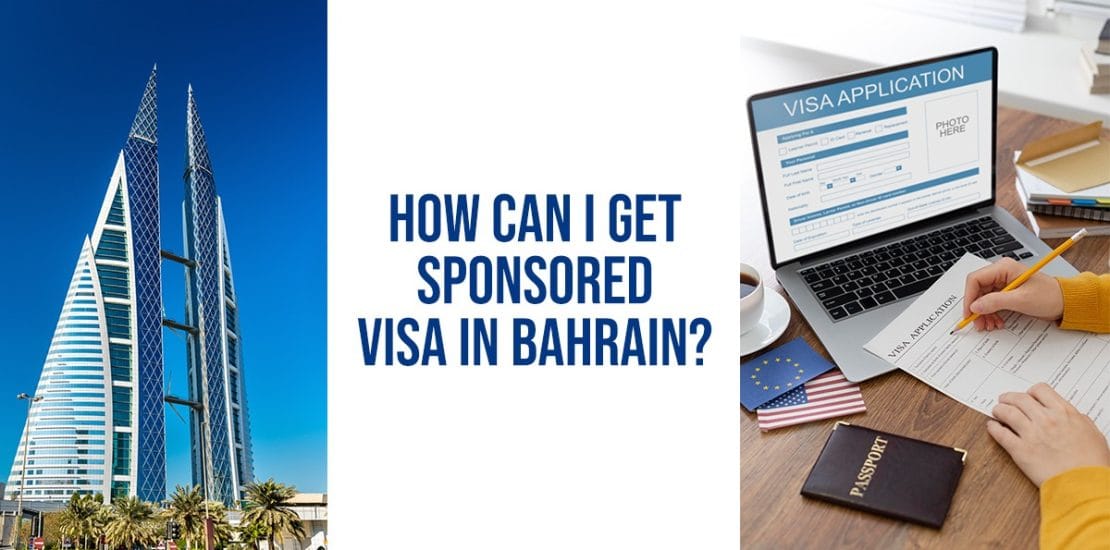 How can I get sponsored visa in Bahrain?