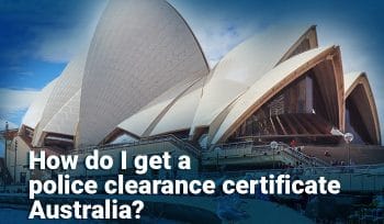 police clearance certificate australia