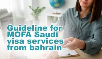 MOFA Saudi visa services