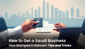 Saudi business Visa Stamping