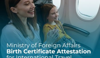 ministry of foreign affairs birth certificate attestation