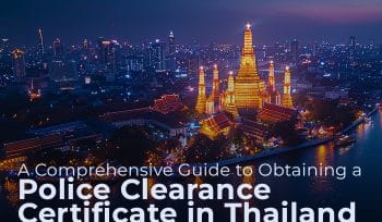 Police Clearance Certificate Thailand