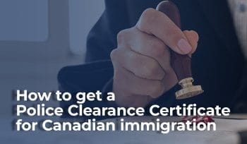 Police Clearance Certificate Canada