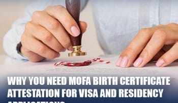 MOFA Birth Certificate Attestation