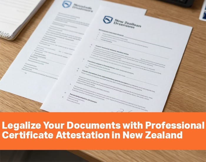 certificate attestation in New Zealand